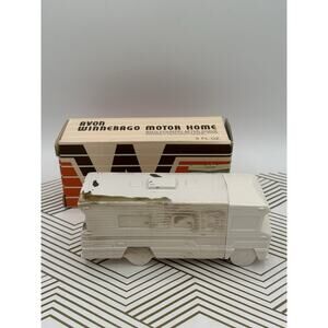 Vintage Avon Winnebago RV Motor Home After Shave with Original Box And Stickers